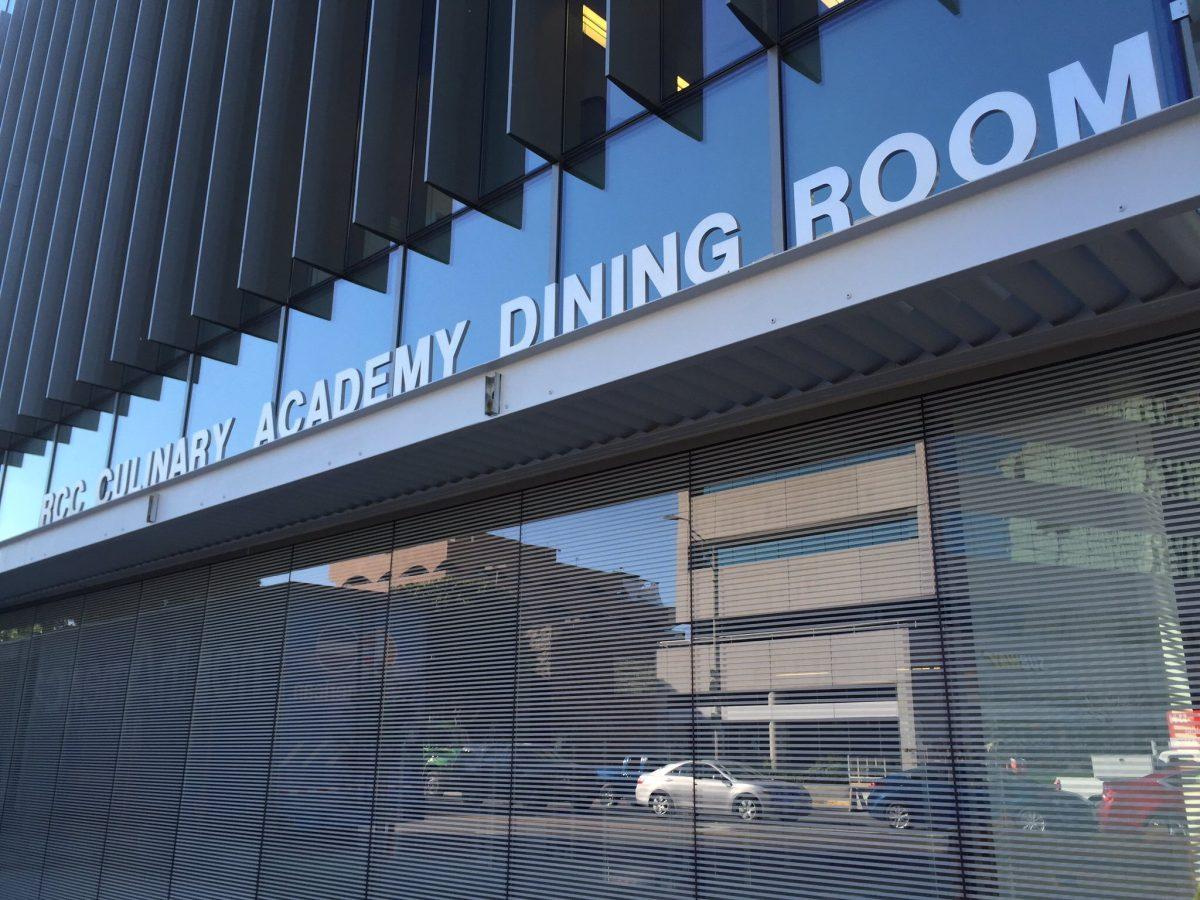 The front of the new RCCD Culinary Academy Dining Room. (James H. Williams | Viewpoints)