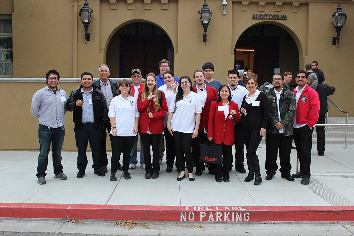 Riverside City Collge SkillsUSA competitors show off their prizes won at the regional event held on campus Jan 30. | Photo Courtesy of K. Sunny Siu