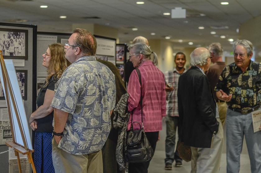 A closer look at the Riverside City College journalism department exhibit and ceremony