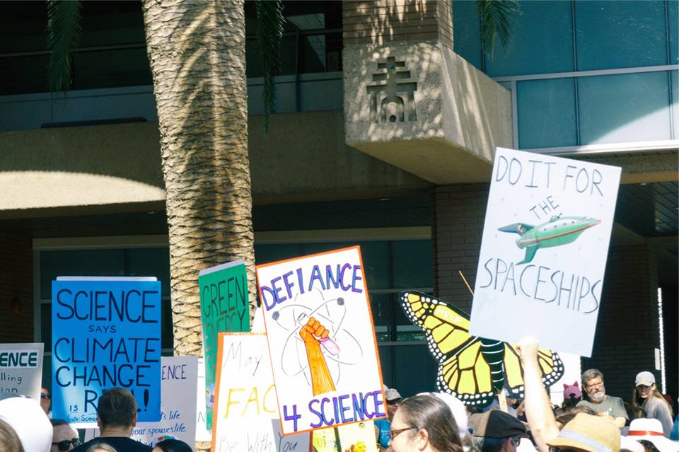 Riverside residents advocate for science