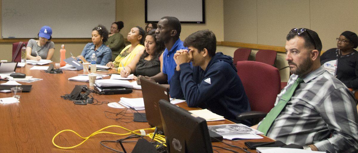 The students of RCC attend a Black Minds Matter workshop with speaker Luke Wood.