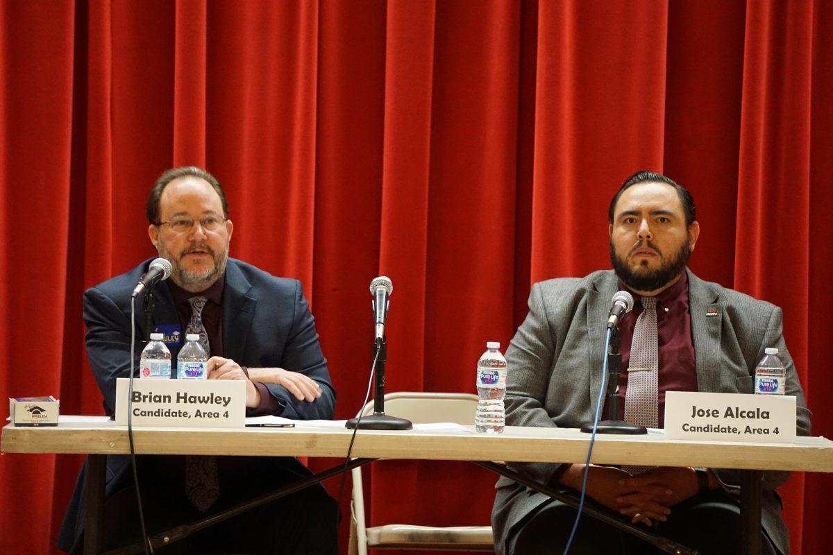 Candidate Brian Hawley talks about opportunities that would be available to students if he earned the position.

Mia Magana | Viewpoints