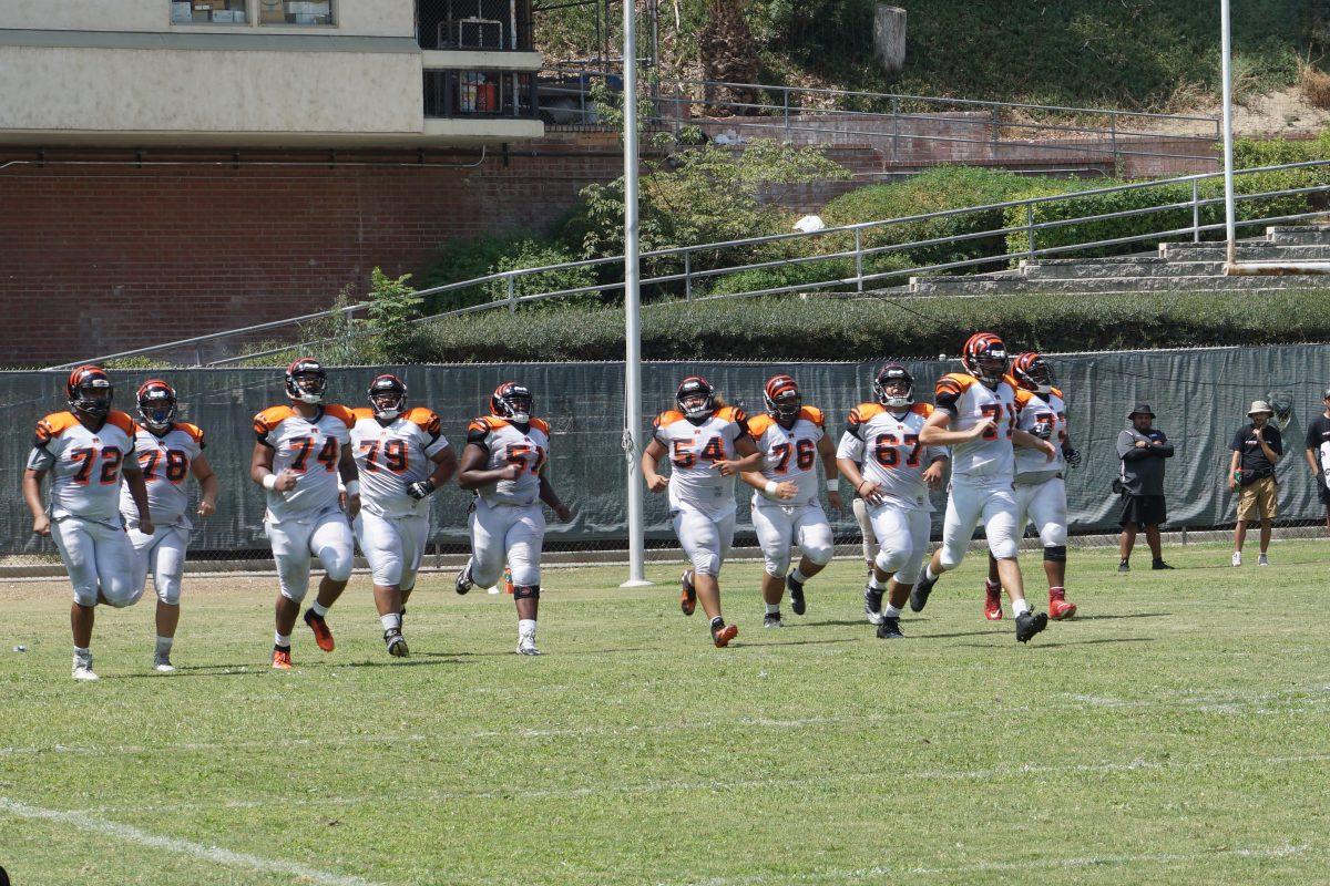 The Riverside City College football team trains rigorously in practice leading up to the game day opener against El Camino College Warriors which is set to go down on Sept. 1 at 1 p.m. on home turf.

Mia Magana | Viewpoints