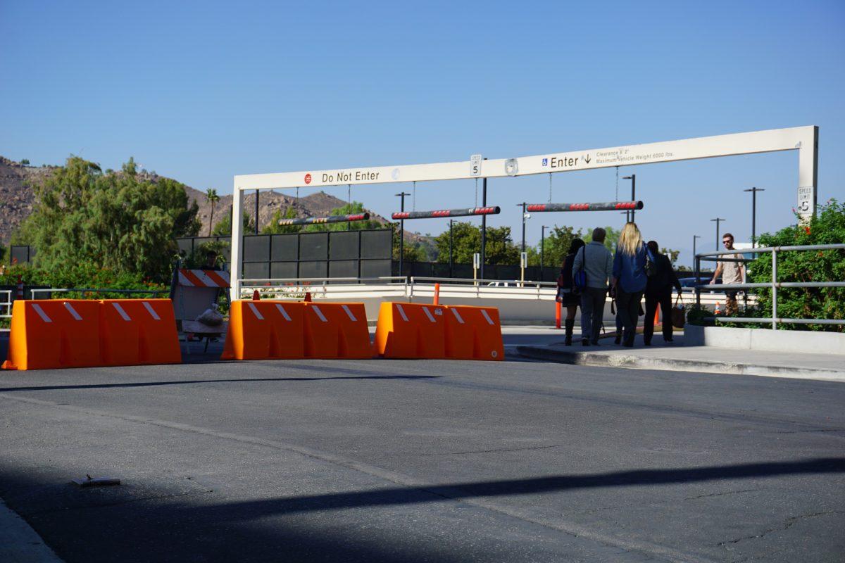 The road barricades are due to become permanently bolted to the road by the end of October with keys to be held by campus police officers.
MIA MAGANA | Viewpoints