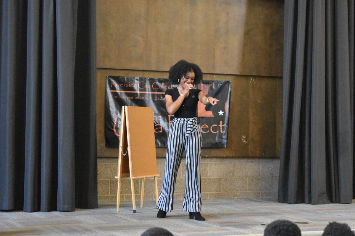 Spoken like a bright ray of ‘Sunshine’: Riverside City College Black History Month event showcases African-American artists event showcases African-American culture and experience.