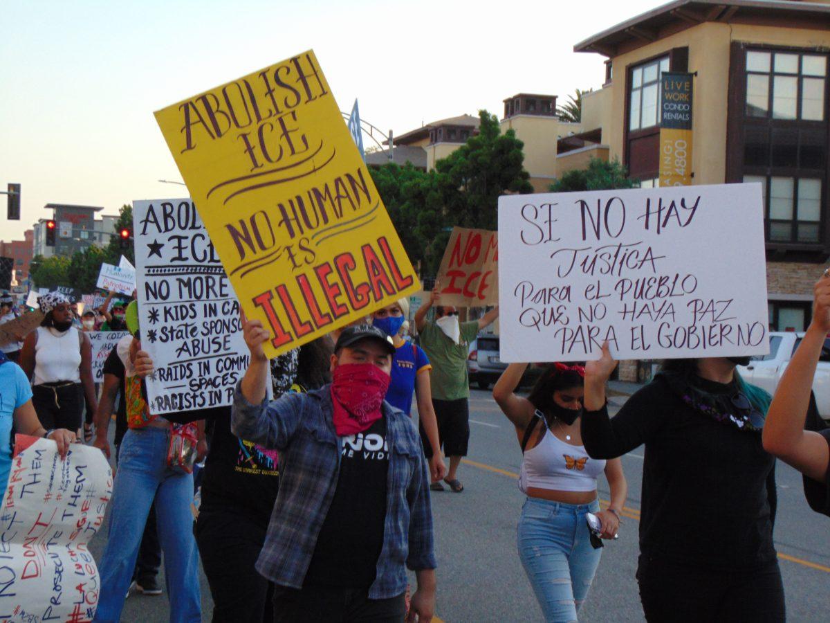 Riverside march calls for an end to migrant child detention