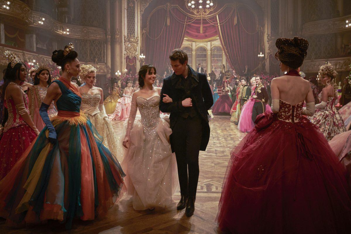 Camila Cabello and Nicholas Galitzine star in CINDERELLA
Photo: Kerry Brown
© 2021 Amazon Content Services LLC