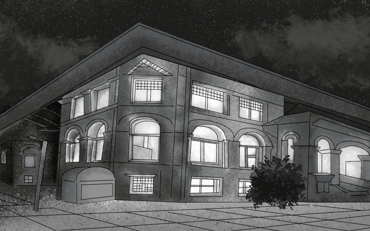 Illustration of the Riverside Arts Center (Julianna Hernandez)