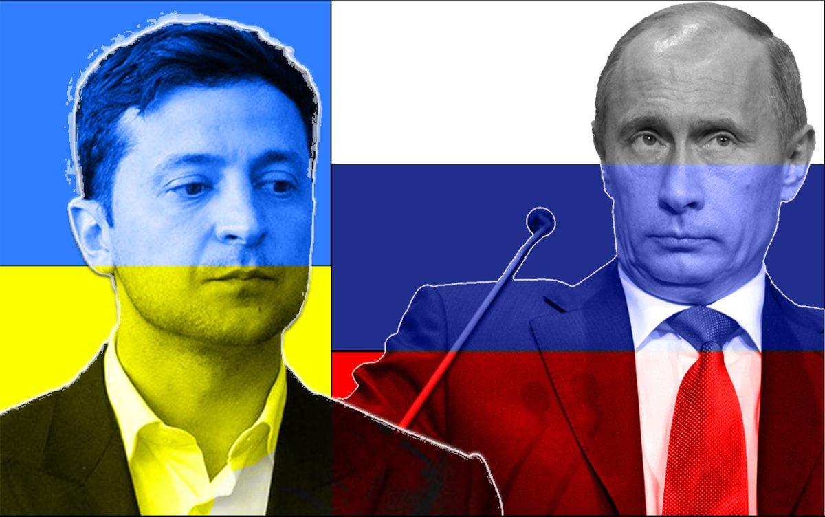 From left: Ukraine's Volodymyr Zelensky and Russia's Vladimir Putin. (Daesha Gear | Viewpoints)