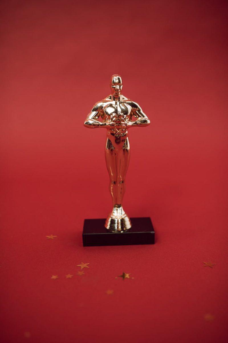 close up of an academy award