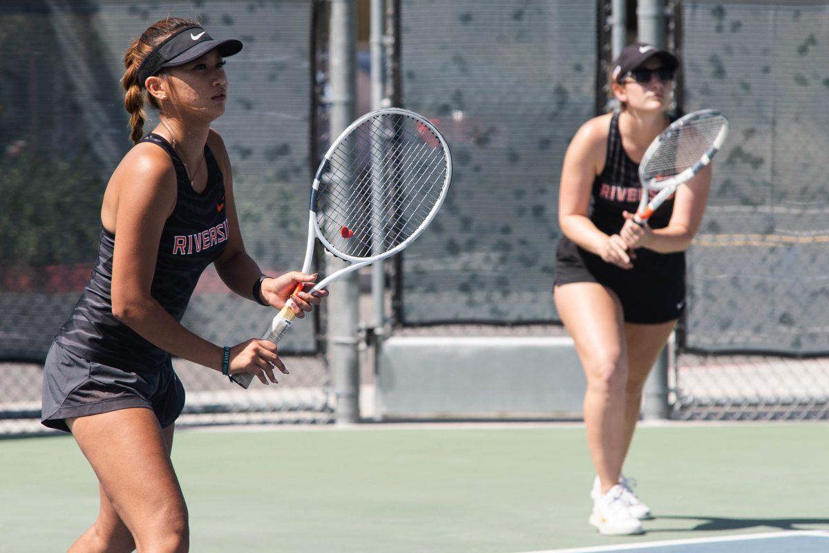 Women's tennis team remains dominant in last game of the regular season