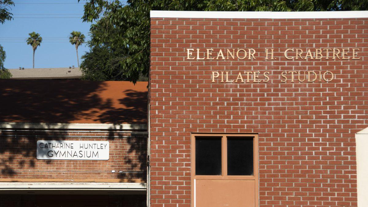 The Catharine Huntley Gymnasium, left, and the Eleanor H. Crabtree Pilates Studio are where Dance majors practice and learn dance. The buildings are located in the Lovekin Field at the bottom of RCC's campus. (Leo Cabral | Viewpoints)