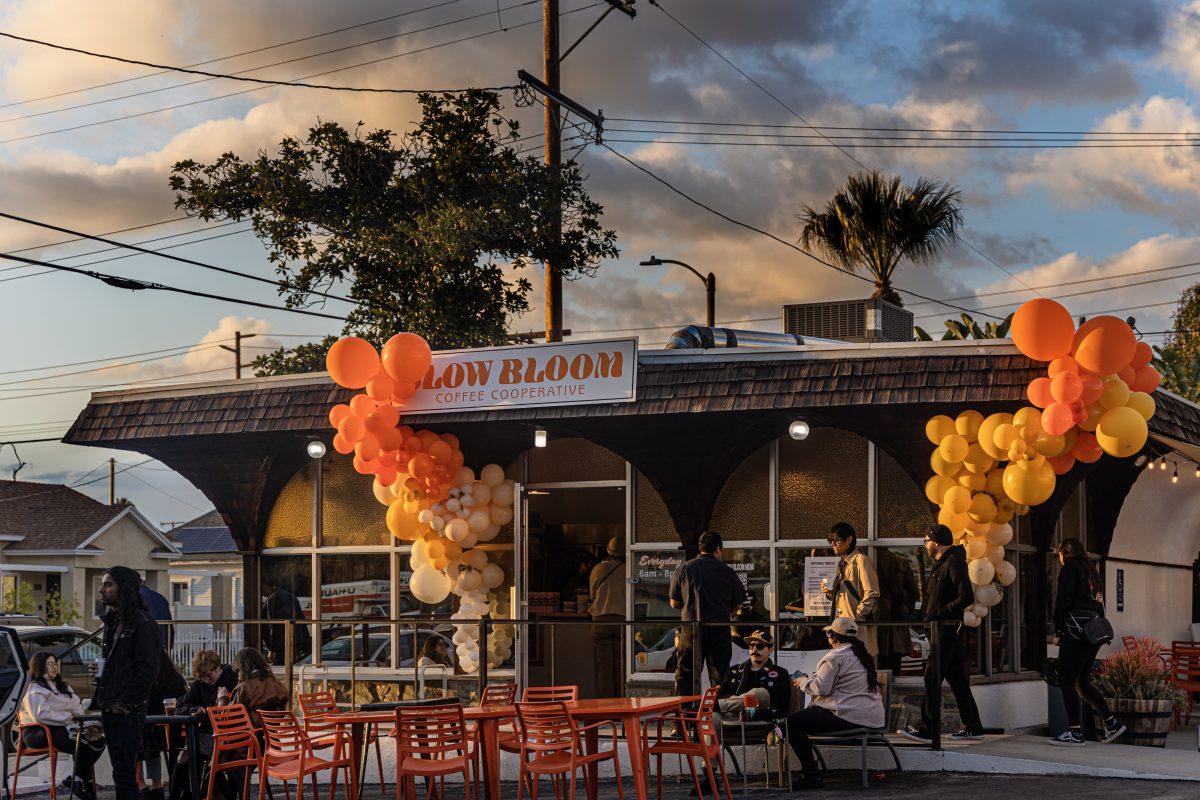 Slow Bloom, a coffee cooperative in Redlands Ca, celebrated its one year anniversary on Mar 3 with a party and a "Latte Throwdown" bringing in more than a dozen latte artists from all over the region to vie for best latte artist.

Photo by Stephen Day, Viewpoints.