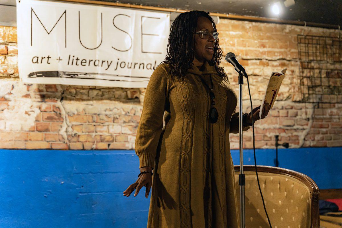 Romaine Washington reads from her book Purgatory has an Address.

(Stephen Day | Viewpoints)