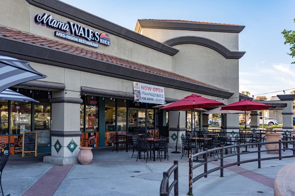 Featuring a large outdoor dining space, with music playing, Mama Wale's Rice provides plenty of space and atmosphere to enjoy your afro-fusion food journey.

Mama Wale's in Riverside on April 20.

Photo by Stephen Day, Viewpoints