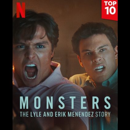 “Monsters: The Erik and Lyle Menendez Story” paints two victims as cold-blooded killers, and uses one particular scene as the cover to reinforce this. (Netflix)