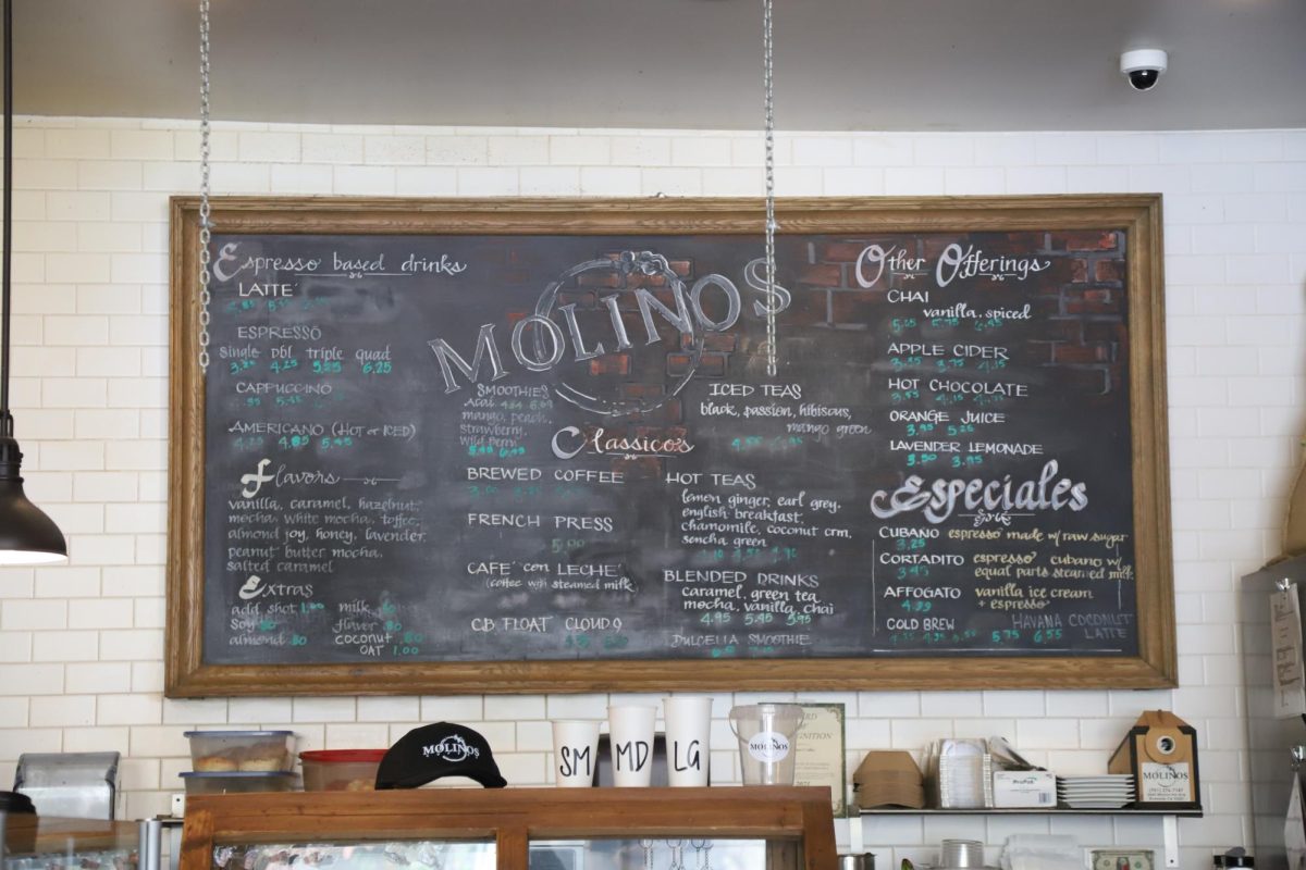 Molinos coffee shop offers a variety of brews, including their Cuban specialties.
