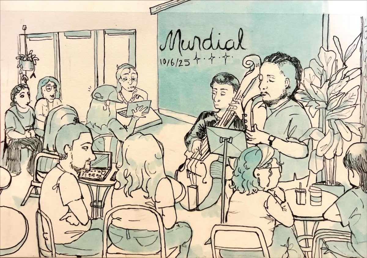 Sketch made by high school senior Kaelyn Abeyta, part of her college applications.