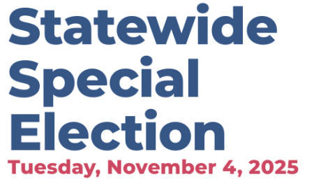 An ad that announcing Californias special election on Nov. 4. 