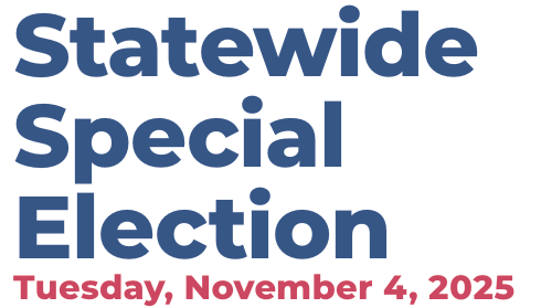 An ad that announcing Californias special election on Nov. 4. 