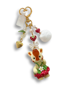 Calico Critter Strawberry Giraffe Bag Charm by Depop