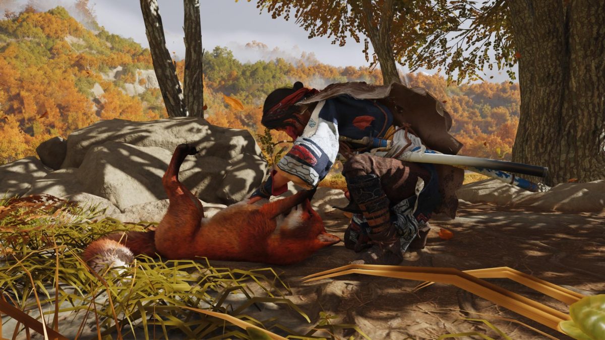 A showcase of the fox Inari shrine, one of the many side activities in 'Ghost of Yōtei'. 